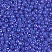 Miyuki Round Seed Beads Size 8/0 Opaque Bright Purple 22GM