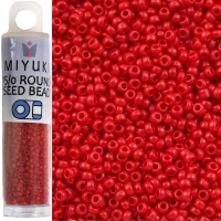 Miyuki Round Seed Beads 15/0 Opaque Red 8.2GM
