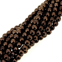 Czech Round Druk Beads 4mm - Dark Bronze 100pcs