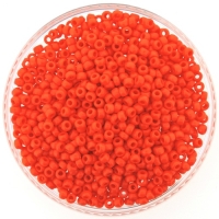 Miyuki Round Seed Beads Size 8/0 Opaque Red Vermillion 22GM
