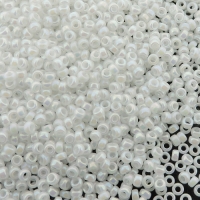 Miyuki Round Seed Beads 15/0 White Pearl 8.2GM