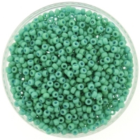 Miyuki Round Seed Beads Size 8/0 DURACOAT Opaque Turquoise 22GM