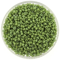Miyuki Round Seed Beads Size 8/0 DURACOAT Opq Spring Green 22GM