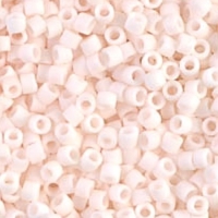 DB1510 Miyuki Delica Seed Beads 11/0 Matte Opaque Bisque White