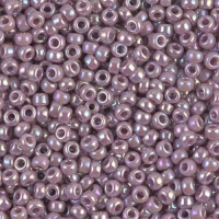 Miyuki Round Seed Beads Size 8/0 Opaque Mauve AB 24GM