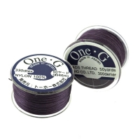 One-G Beading Thread 50YD Bobbin Purple
