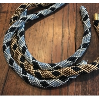 Snakeskin Peyote with a twist (Peytwist) Pattern