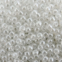 Seed Beads Round Size 11/0 28GM Ceylon White