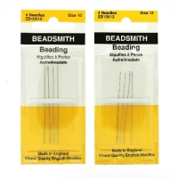 BeadSmith English Beading Needles #10 & #12 8-needles