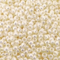 Miyuki Round Seed Beads Size 11/0 Ivory Ceylon 23.5GM