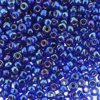Miyuki Round Seed Beads Size 11/0 SL Cobalt Blue AB 24GM