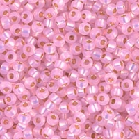Miyuki Round Seed Beads Size 11/0 SL Lt Pink Alabaster 24GM