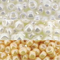 Miyuki Round Seed Beads Size 6/0 Ceylon Combo