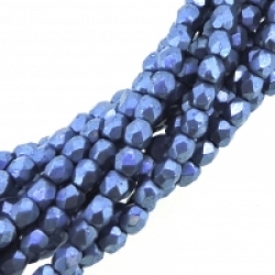  Fire Polished Faceted 2mm Round Beads 50pcs - CT SG Provence 