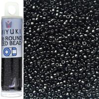 Miyuki Round Seed Beads 15/0 Opaque Black 8.2GM