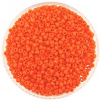 Miyuki Round Seed Beads Size 8/0 Opaque Orange 22GM