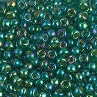 Miyuki Round Seed Beads 6/0 Chartreuse Lined Green AB 20GM