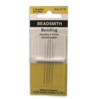 BeadSmith English Beading Needles Variety #10-13 4-pack