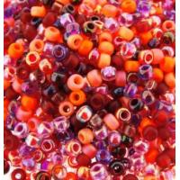 Miyuki Round Seed Beads Size 8/0 Melon Berry Mix 22GM