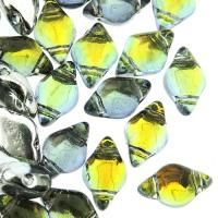 GemDUO 2-Hole beads 8x5mm 10GM - Backlit Uranium