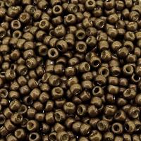 Seed Beads Round Size 8/0 PermaFinish Galvanized Medal Brnz 27GM
