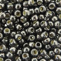 Seed Beads Round Size 8/0 PermaFinish Galvanized Pyrite 27GM