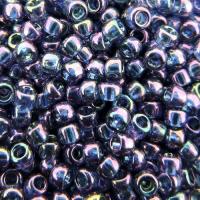Seed Beads Round Size 8/0 Gold Lustered Moon Shadow 28GM 8-328