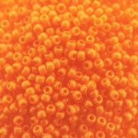 Seed Beads Round Size 11/0 28GM Opaque Orange