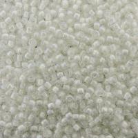 Seed Beads Round Size 11/0 28GM IC Creme-Lined Crystal AB