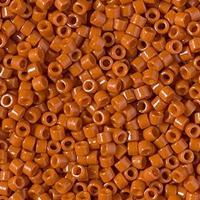 DB2352 Miyuki Delica Seed Beads 11/0 Duracoat Opaque Orange Rust